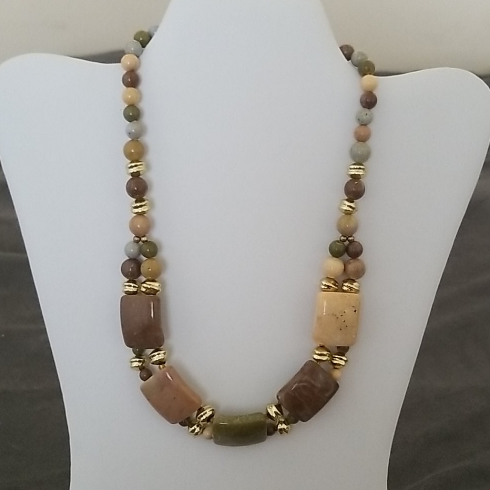 Vintage Stone Necklace